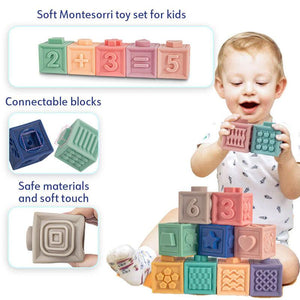 SoftStack Baby Blocks – sensory toy