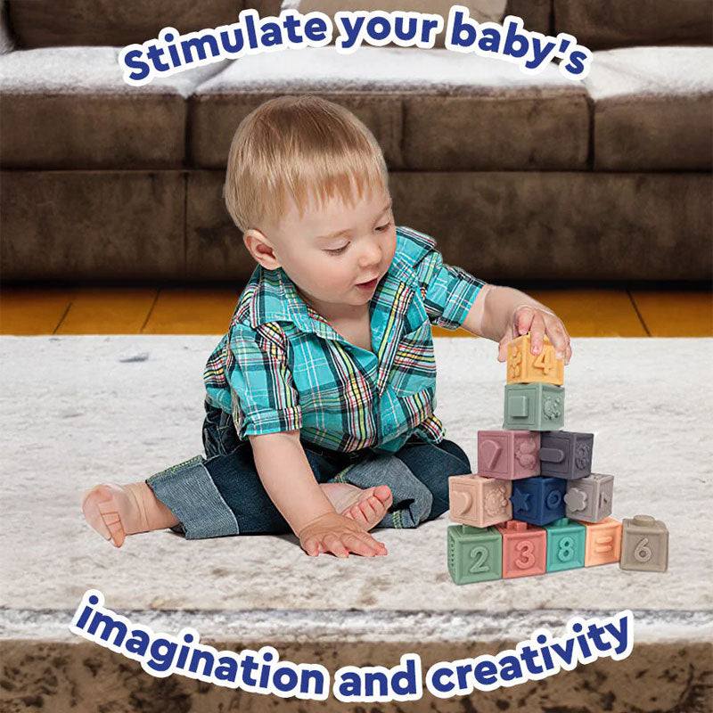 SoftStack Baby Blocks – gift idea for new parents and baby showers
