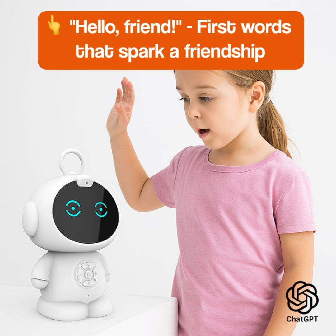 TalkTime Mini AI Learning Robot ChatGPT-powered interactive STEM education toy for kids