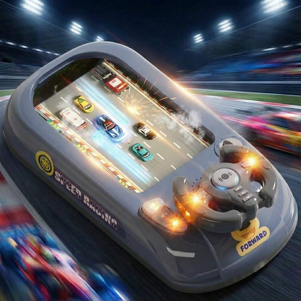 TurboRace Interactive Game Set with 200 Challenges – electronic learning toy