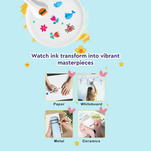 Water Painting Floating Ink Magic Pens – gift idea for kids and grandchildren