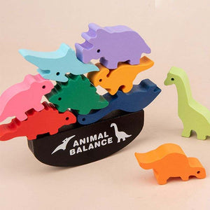 Wooden Animal Balancing Block Game – to play together as a family