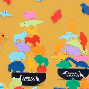 Wooden Animal Balancing Block Game – gift idea for kids and grandchildren