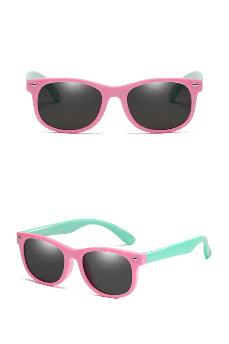 Kids Flexible Shatterproof Sunglasses - Pink