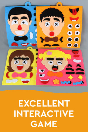 Kids Facial Expression Recognition DIY puzzle Board Set