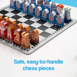 Checkmate Kingdom Educational Chess Set for Kids